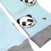 Stulpen Panda Blau details