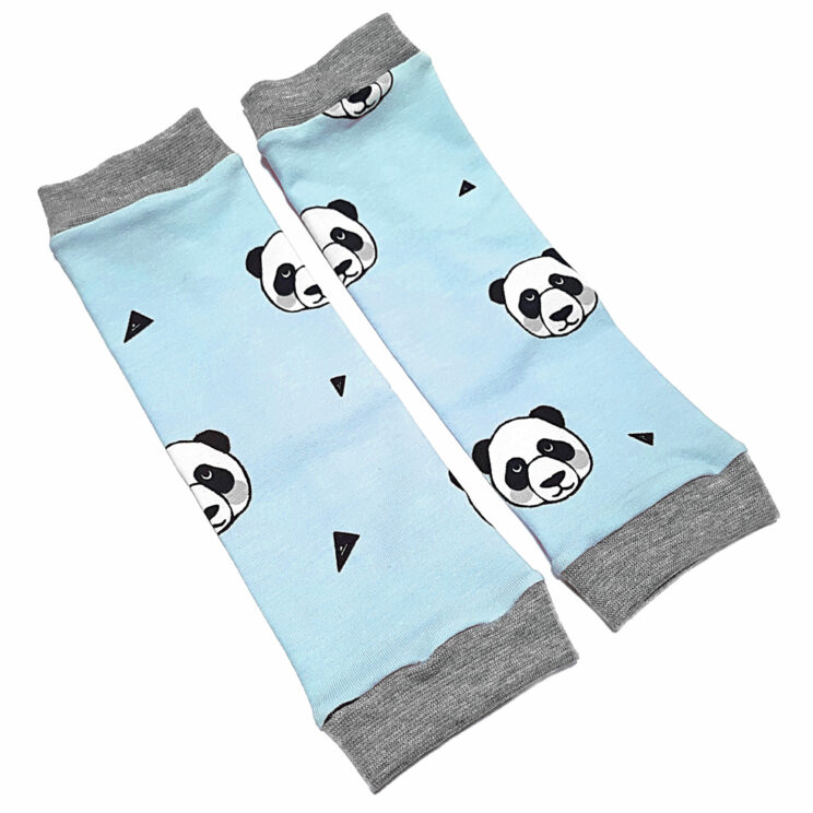 Stulpen Panda Blau