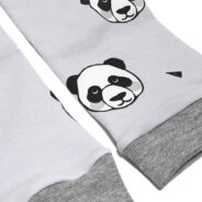 Stulpen Panda Grau details