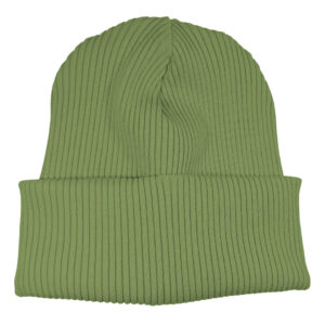 Wintermütze Hipster-Mütze Beanie Grobstrick Grün