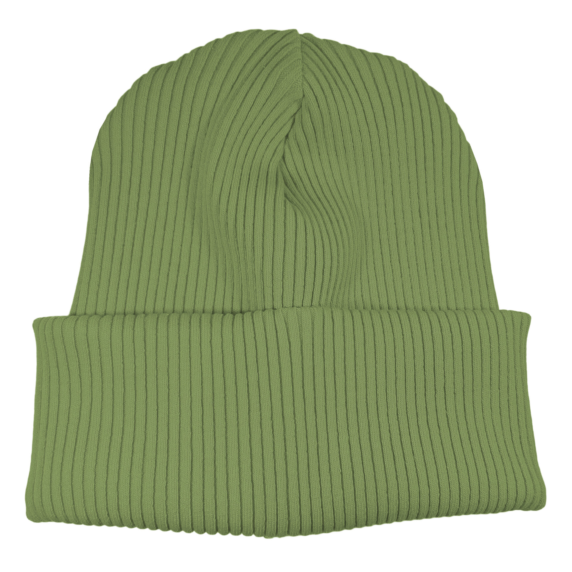 • Beanie Hipster-Mütze Wintermütze Grün Grobstrick